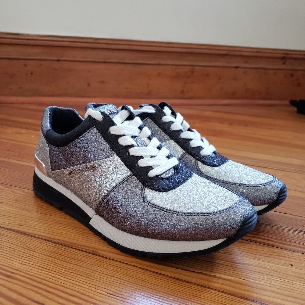 Michael Kors glittery sneakers
